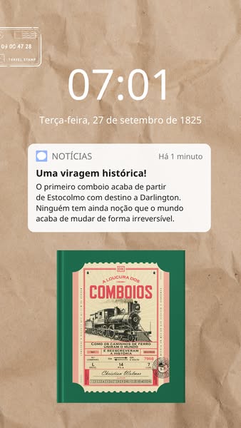 O melhor presente para os amantes de comboios
