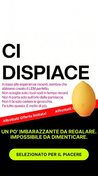 Confezione discreta + spedizione gratuita