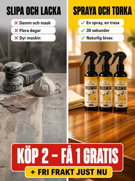 Bivax skyddar ditt trä