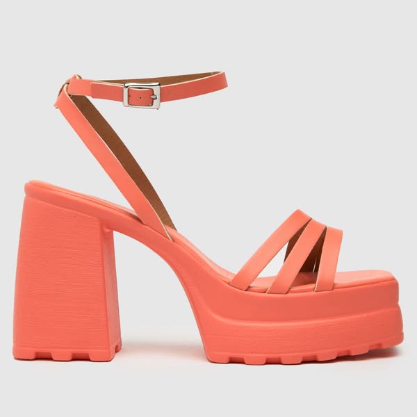 Schuh Orange Sofia Platform High Heels