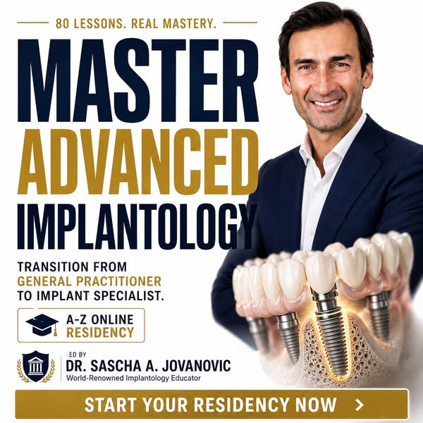 A‑Z Implant Dentistry Residency — Master Implants in 8 Months | Dr. Sascha Jovanovic
