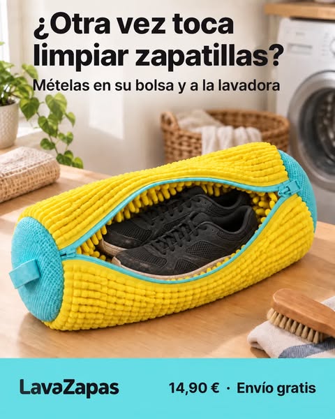 Mételas en su bolsa y a lavar