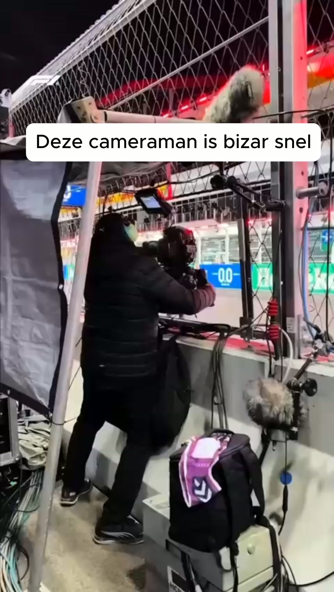 Het opvallendste zat niet op de racebaan