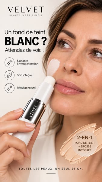 Un fond de teint blanc ?!