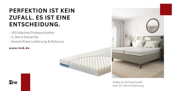 5 Jahre Garantie auf deinen Topper – Unser Versprechen.