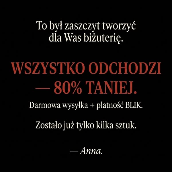 DO -80% TYLKO DZIŚ — POTEM ZA PÓŹNO
