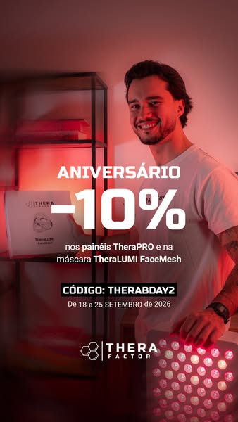Aniversário TheraFactor | 10% OFF