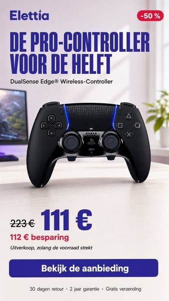 Pro-controller voor de helft