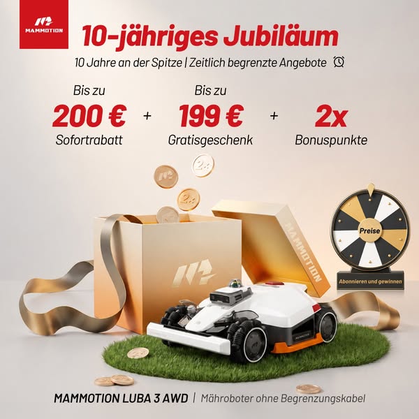 Mammotion 10-jähriges Jubiläum