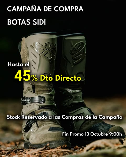 ¡Sé el más rápido consigue tus botas Sidi Taurus Gore-Tex por 349€!