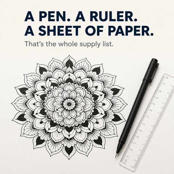 Learn the 2,000-Year-Old Art of Mandala Drawing
