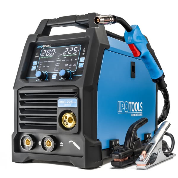 IPOTOOLS MIG 225SYN – Poste à souder à onduleur synergique 5en1