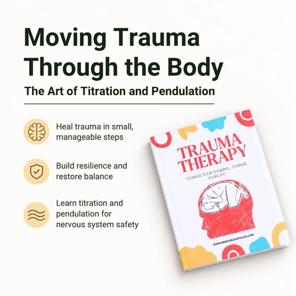 Move trauma through the body in small manageable steps get the tools at 90% off today.