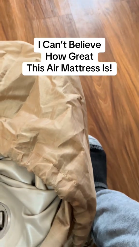 Inflates on its own — and feels like a cloud the moment you lie down.
