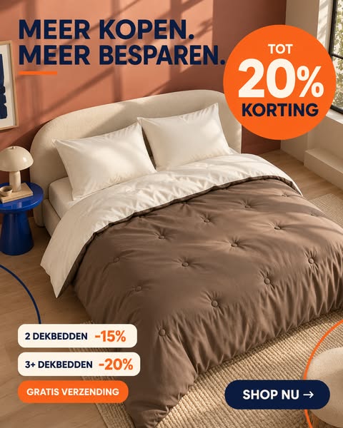 Tot 20% korting op One2Nap