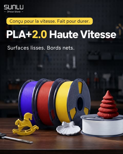 Passez au SUNLU PLA+ 2.0