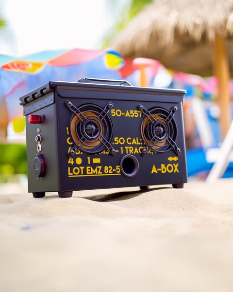 The Original Ammo Can Speaker .50 CAL A-BOX™ BLACK OPS LIMITED EDITION