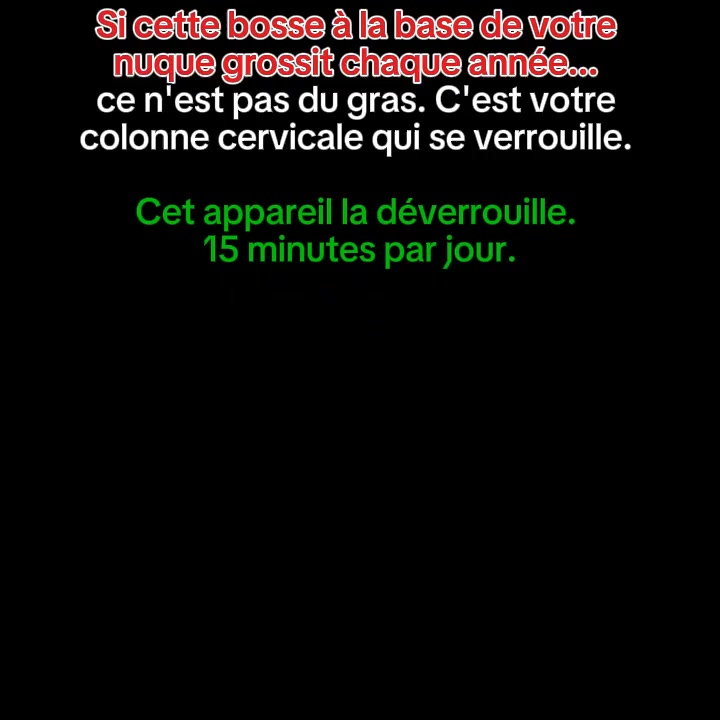 Cette bosse à la base de mon cou a commencé à disparaître.