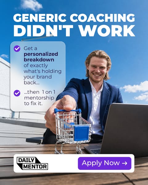 Generic Coaching Didn't Work. Apply and See Why This Is Different