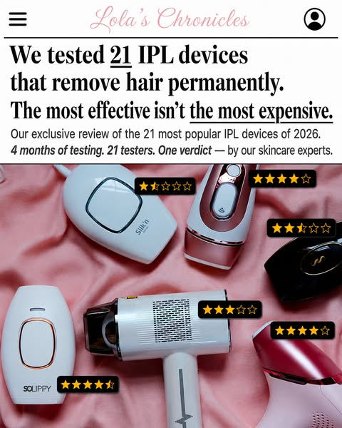Top 5 At-Home IPL Hair Removal Devices of 2026