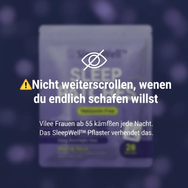 3 Uhr nachts, wieder wach. Bis ich das entdeckte…