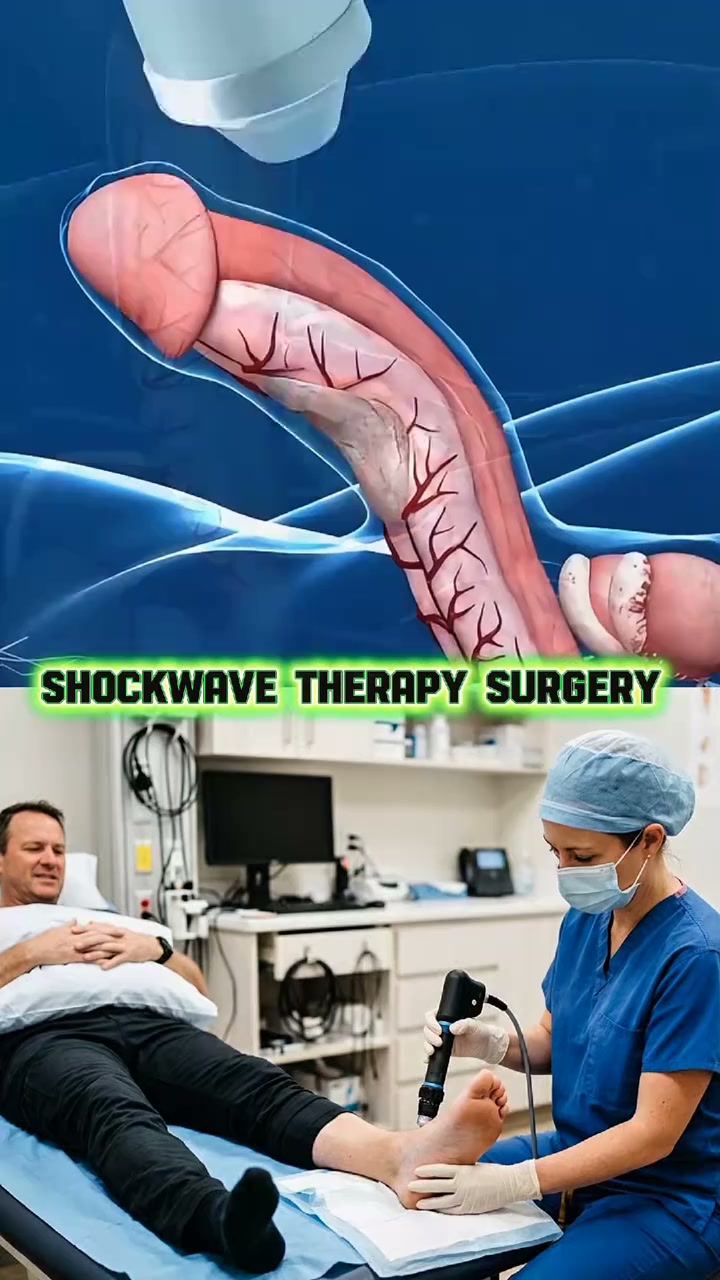 Shockwave Therapy: No surgery, no needles – pain disappears, rigidity returns.