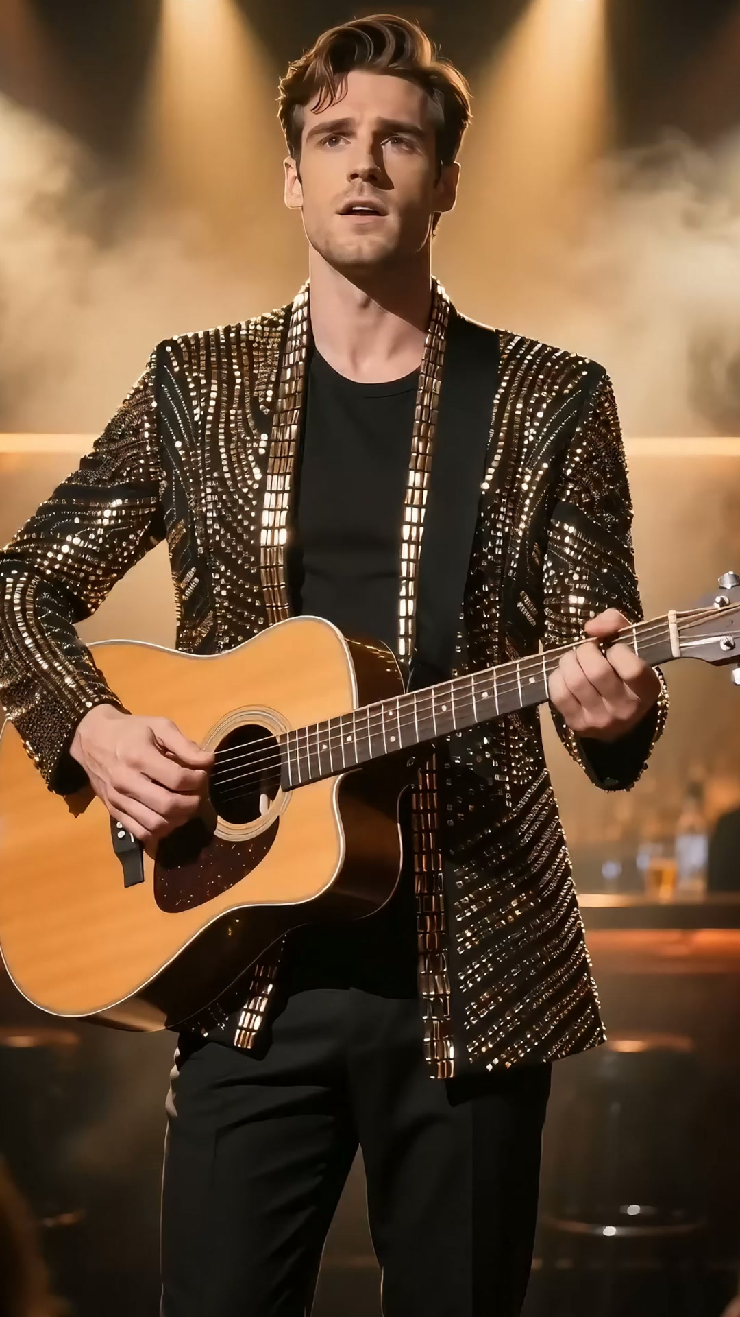 Rhinestone Western Blazer