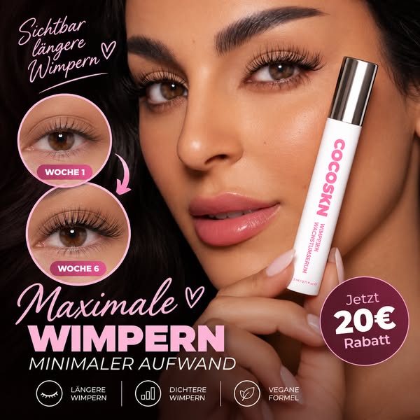 Längere Wimpern. Mehr Wow.