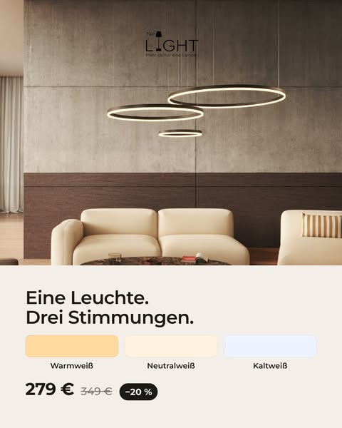 Die Ringleuchte für euren Esstisch