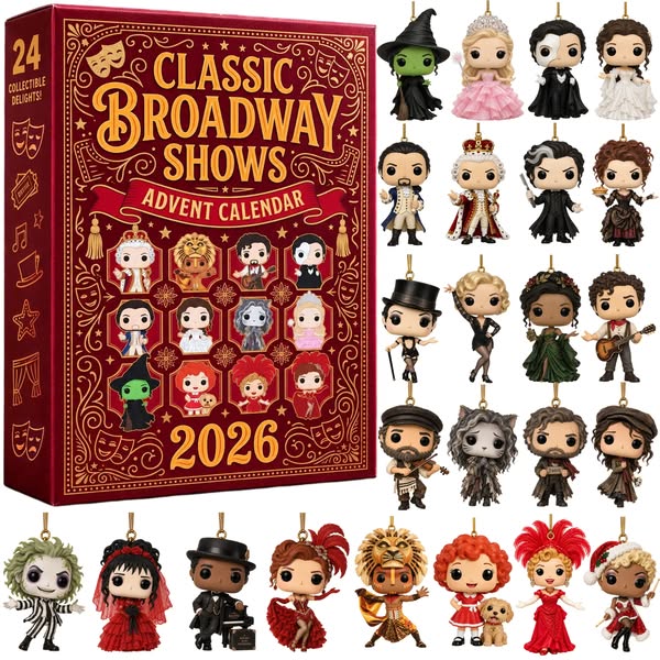 CLASSIC BROADWAY SHOWS ADVENT CALENDAR 2026 - BUY 1