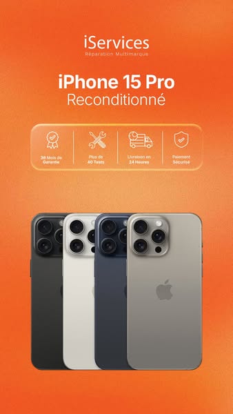 iPhone 15 Reconditionné