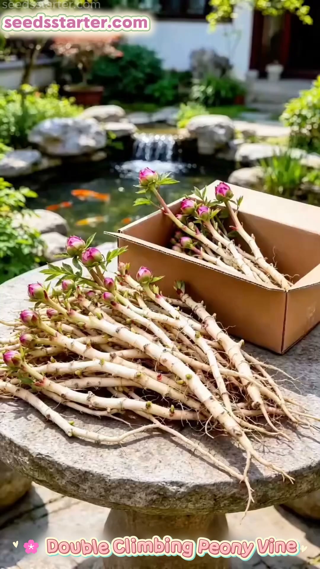 Double Climbing Peony Vine Hardy Perennial Garden Climber for Indoor & Outdoor Beauty