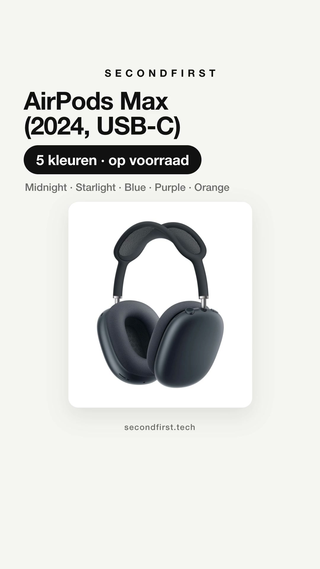 AirPods Max (2024) vanaf €339,99