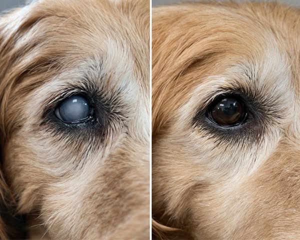 6 signs your dog's eyes are already failing.