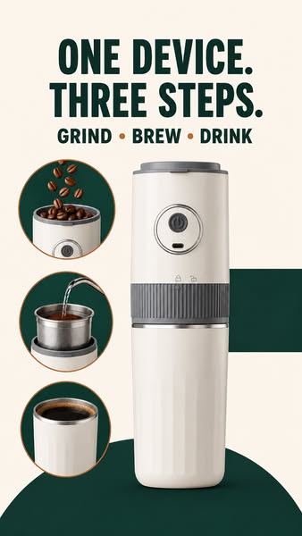 Grind. Brew. Go.