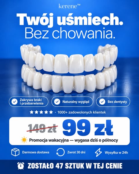 Zasługujesz na uśmiech bez wstydu