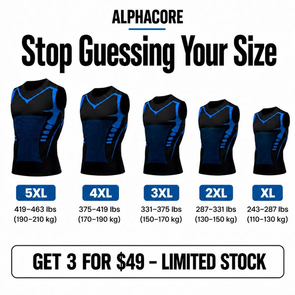 Find Your Perfect Size — S to 5XL
