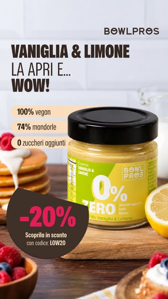 20% su tutta la linea LOW SUGAR, scoprila ora
