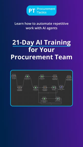 21-Day AI Training for Your Procurement Team