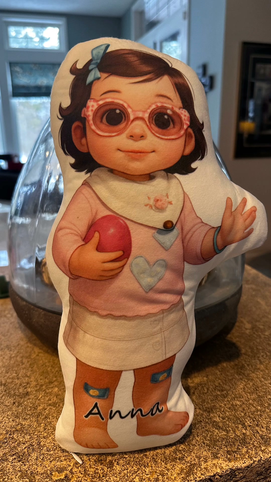 Adorable Cartoon Character Pillow