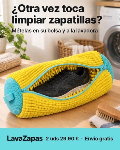 Mételas en su bolsa y a lavar