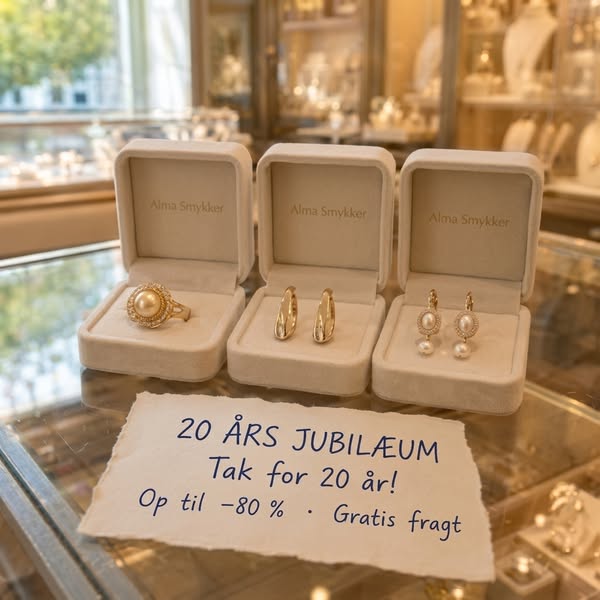 20 års jubilæum – Op til 80% rabat