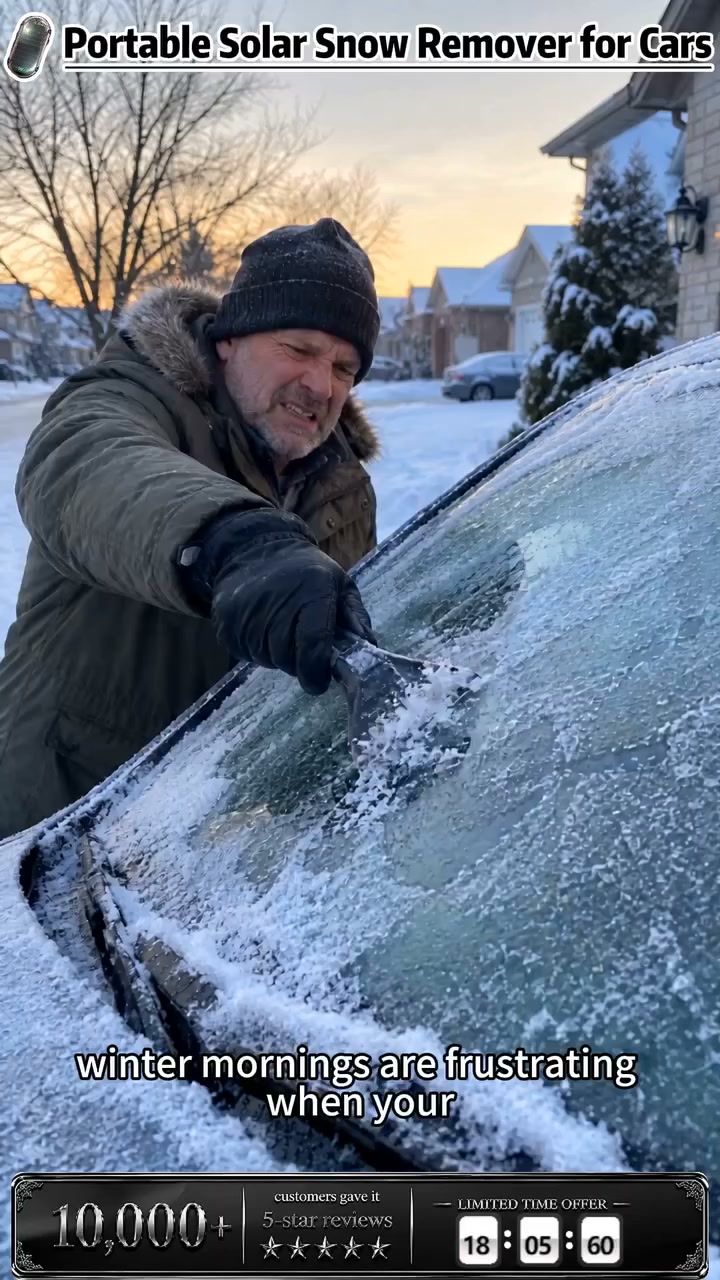 Neu eingetroffen, [50] % Rabatt – Tragbares Schneeräumgerät für das Auto