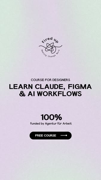 AI Design Course · 3 Months · 100% Funded