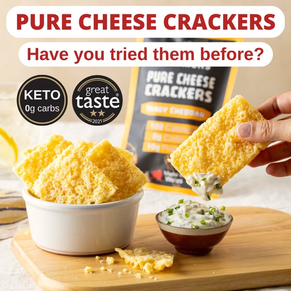 Keto Cheese Crackers