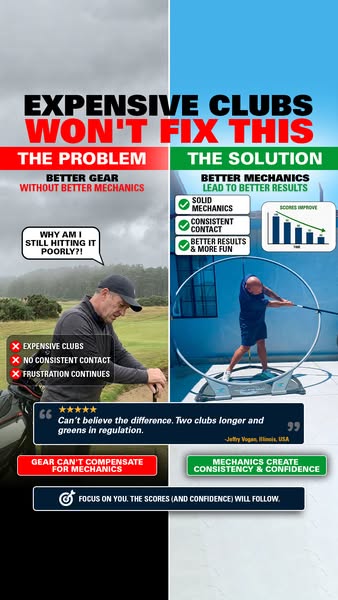 World’s #1 Golf Swing Trainer! Swing Like a Champion At-Home w/ PlaneSWING®
