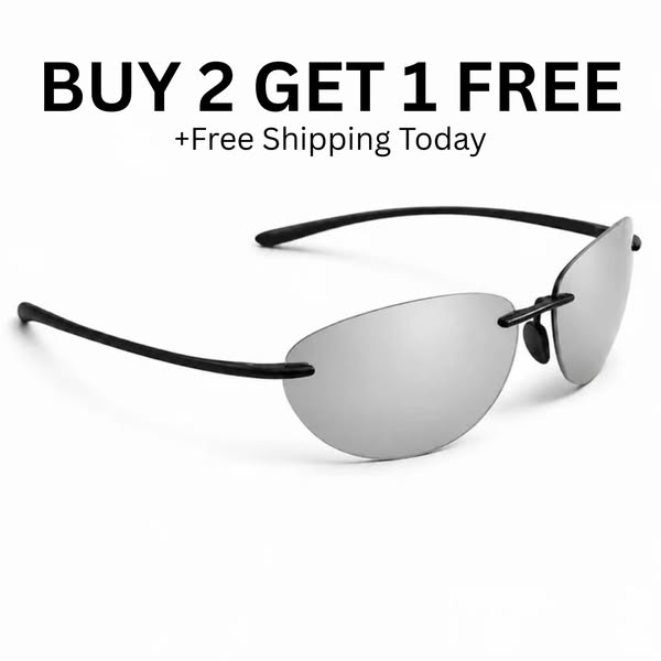 Neo RX068 Rimless Polarized Sunglasses | UV400