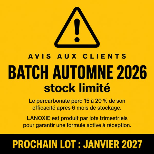 Batch Automne 2026, stock limité