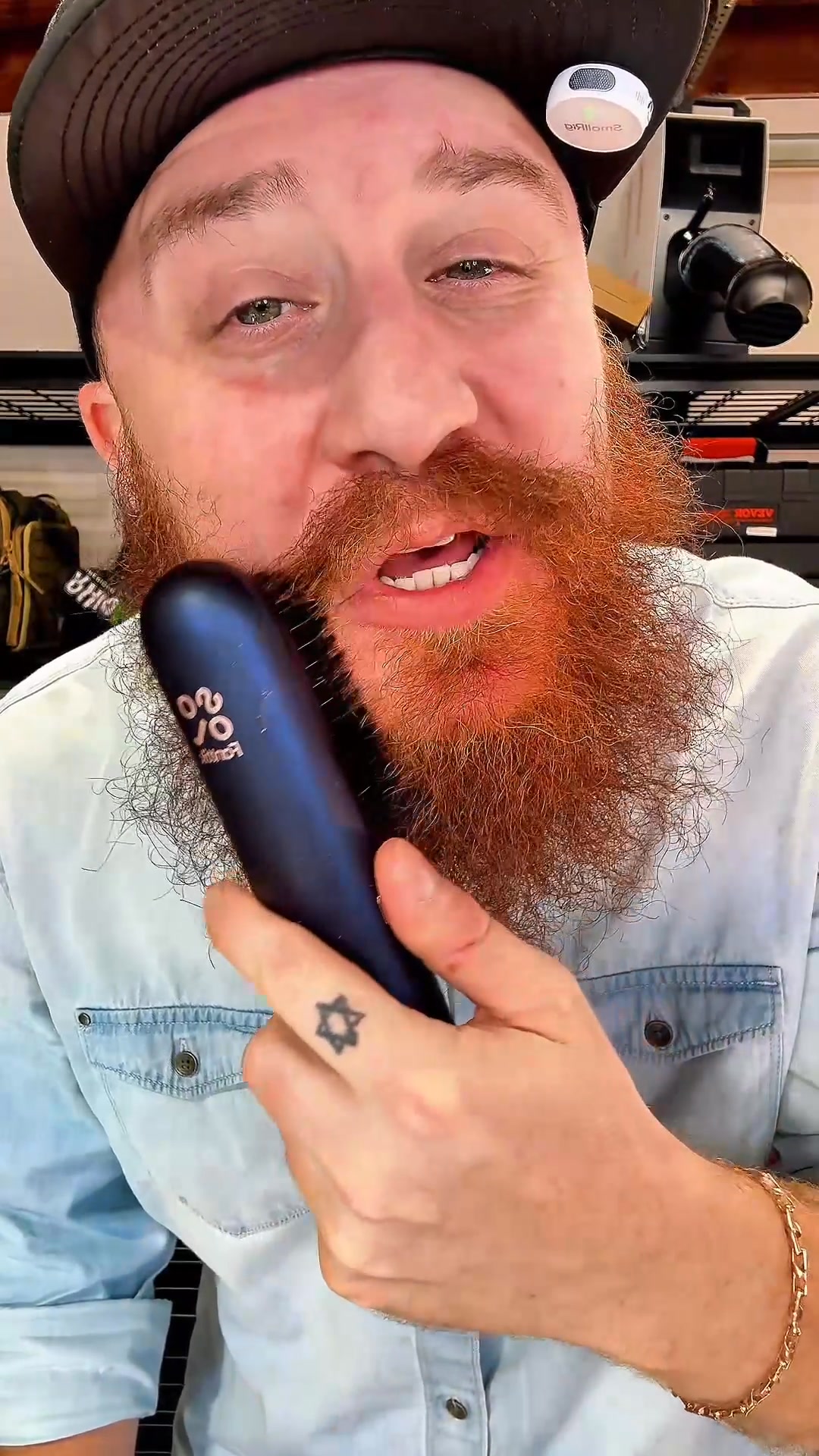 Straighten Curly Beard Strands