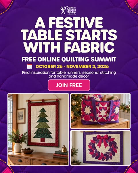 FREE Holiday Quilting Workshops